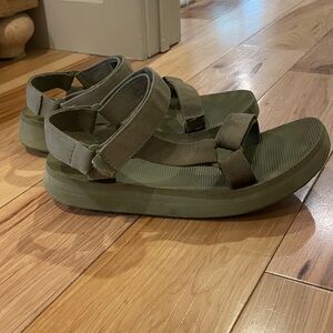 Olive Green Teva sandal
